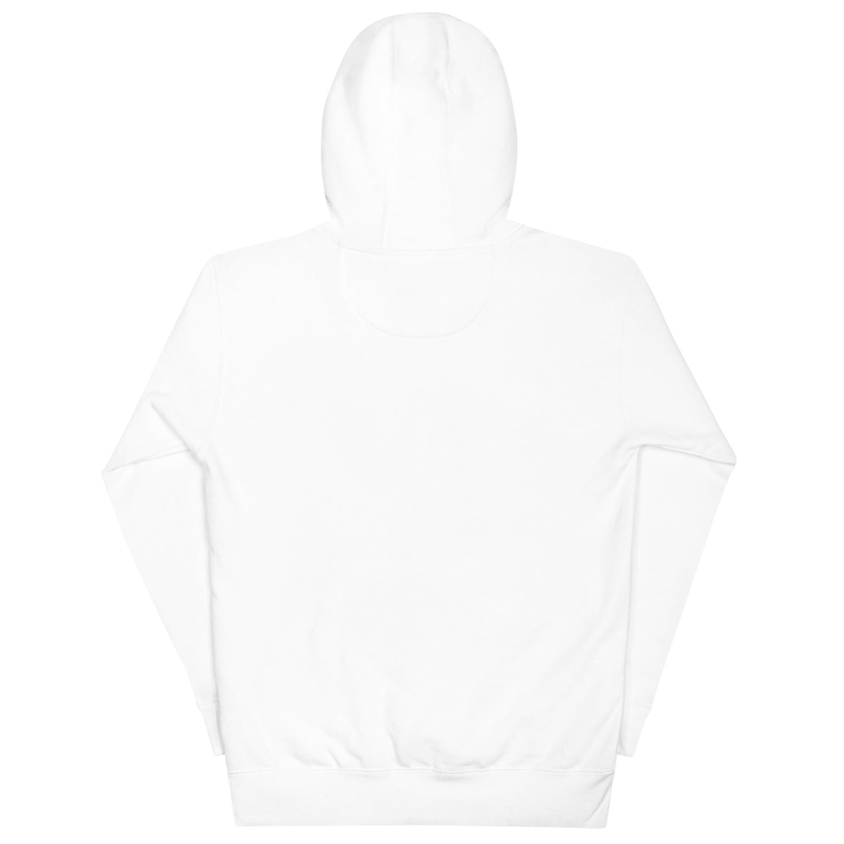 “The Generating Man” Big Emblem White Hoodie — back view