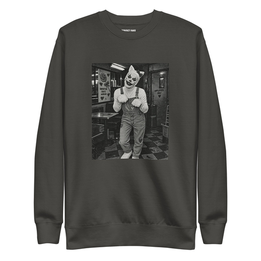 “Cat Clown” Sweatshirt — front view