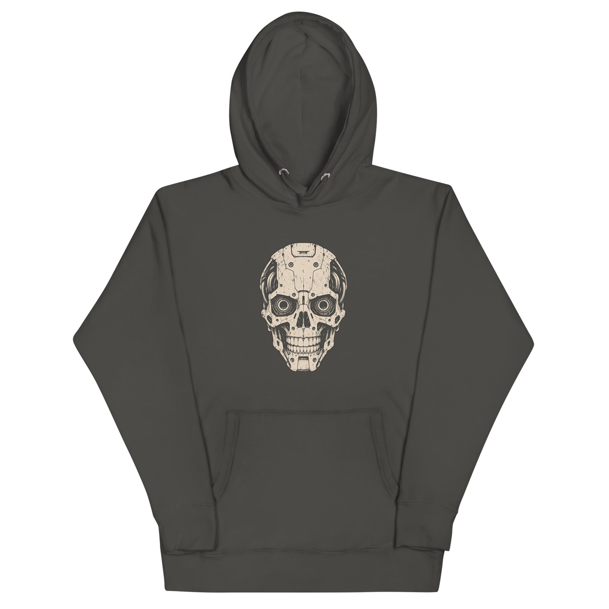 “Machine Skull” Hoodie — front view