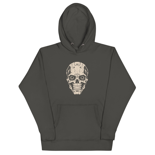 “Machine Skull” Hoodie — front view