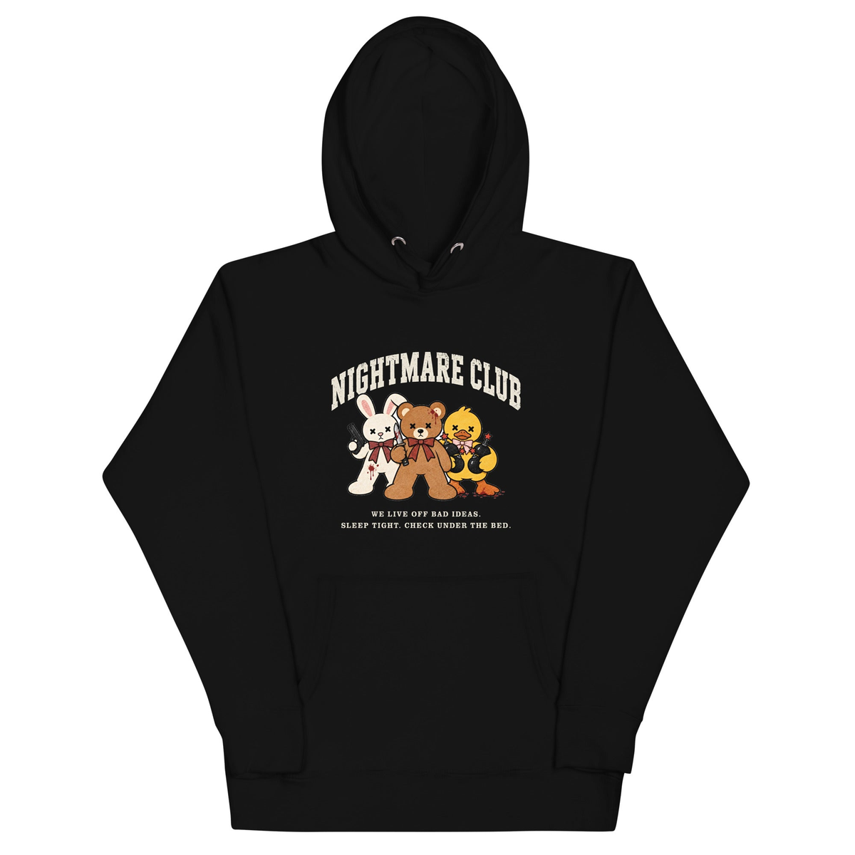 “Nightmare Club” Hoodie — front view