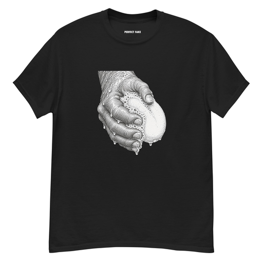 “Slippery Soap” Tee — front view