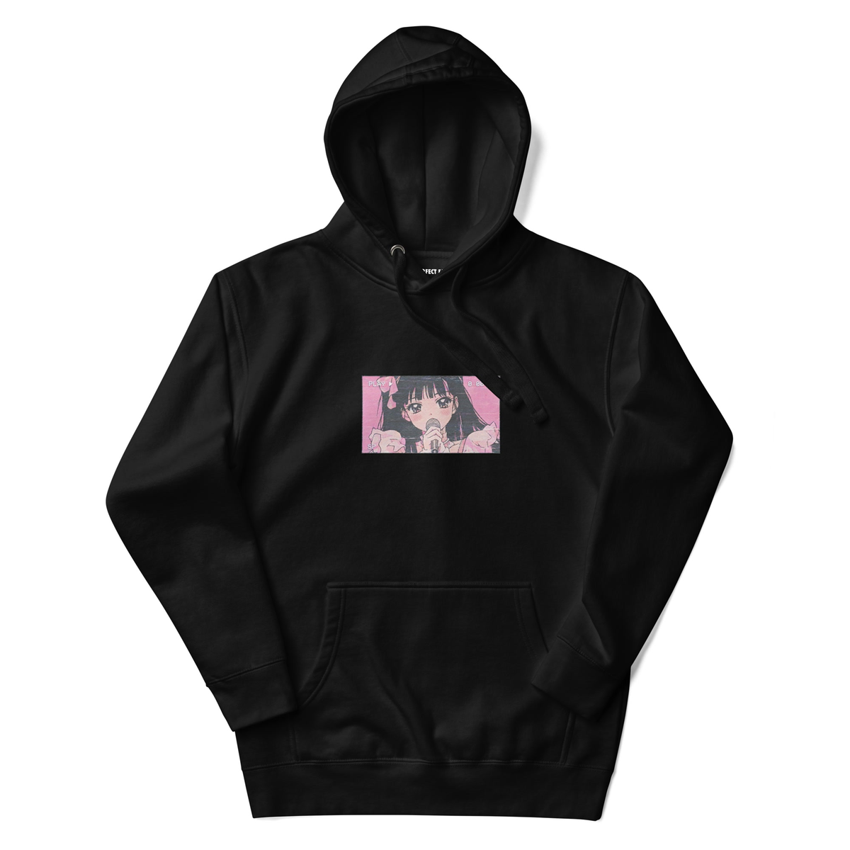 “Mariko on VHS” Hoodie — front view