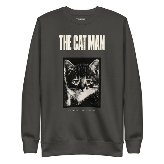 “The Cat Man” Sweatshirt — front view