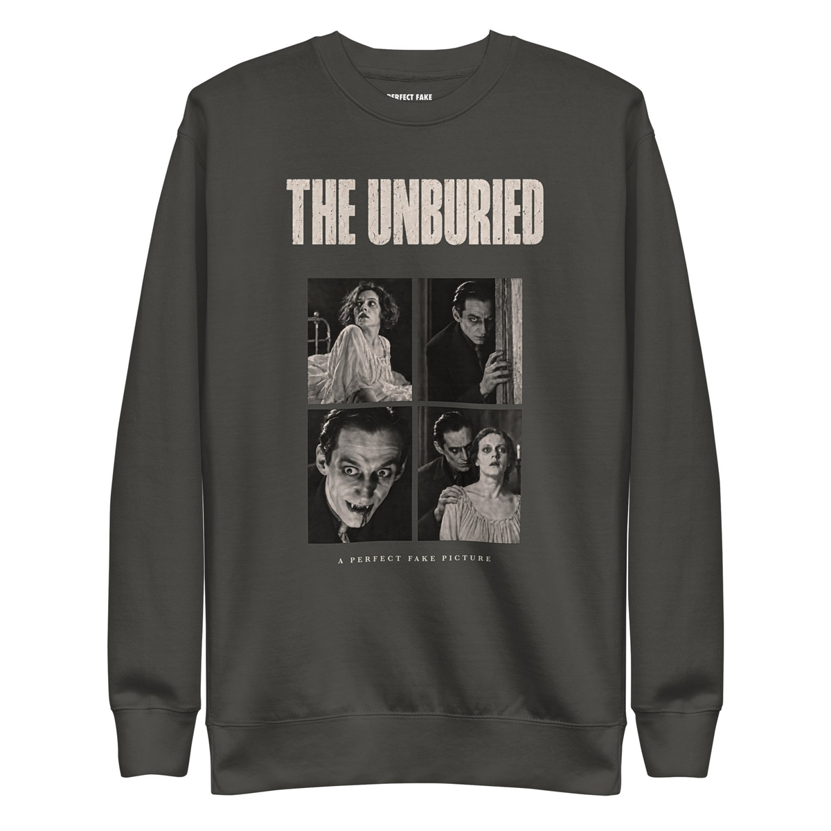 “The Unburied” Sweatshirt — front view