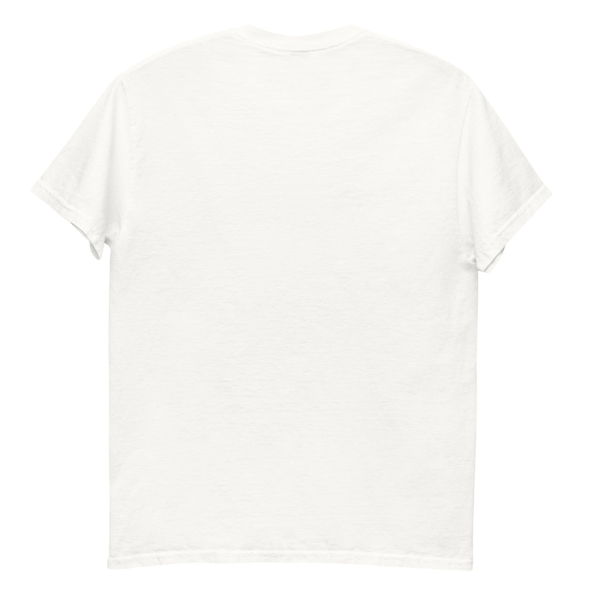 “Walk Alone” White Tee — back view